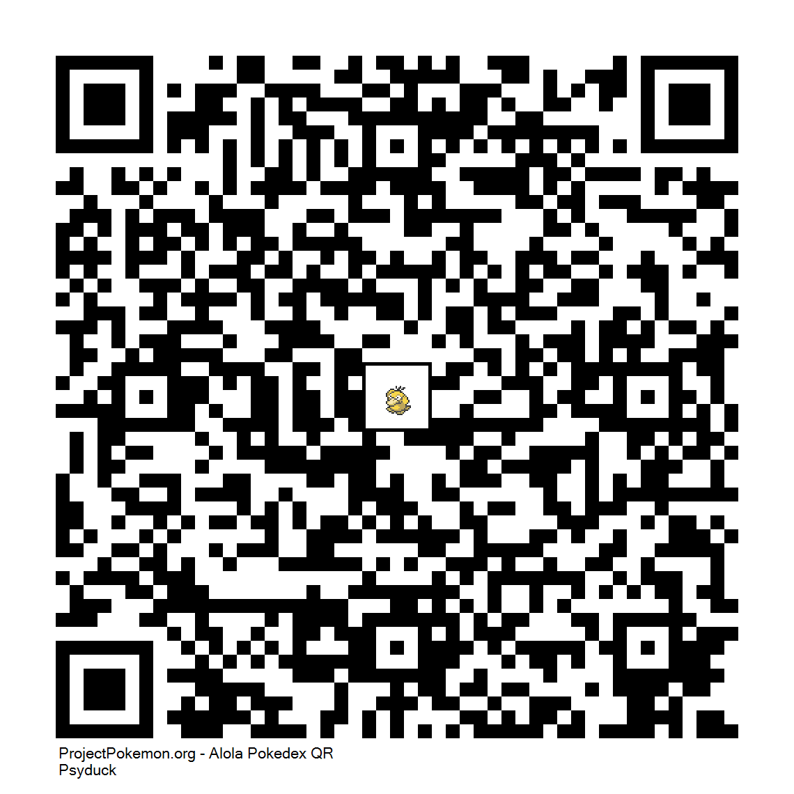 Cdigo QR de Psyduck